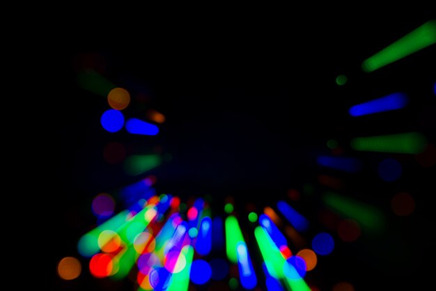 Abstrakter bokeh Hintergrund mit bunten Lichtern