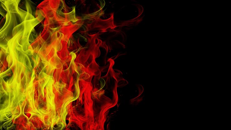 Kostenlose Foto abstrakter flammenhintergrund