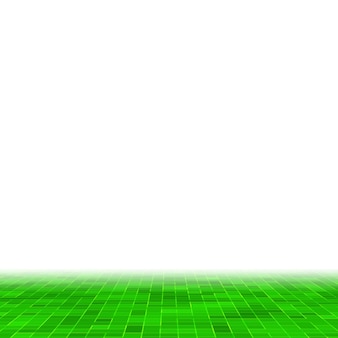 Abstrakter hellgrüner quadratischer pixelfliesenmosaikwandhintergrund und -beschaffenheit.