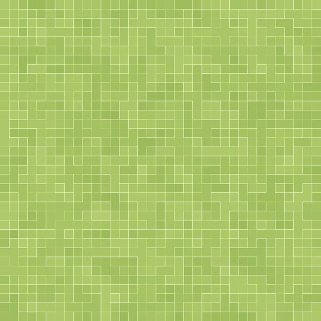 Kostenloses Foto abstrakter hellgrüner quadratischer pixelfliesenmosaikwandhintergrund und -beschaffenheit.