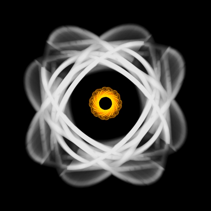 Kostenlose Foto abstrakter kaleidoskoplichthintergrund