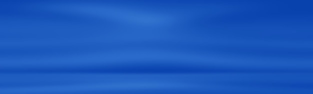 Abstrakter luxuriöser blauer Hintergrund mit Farbverlauf glatt dunkelblau mit schwarzem Vignette-Studio-Banner