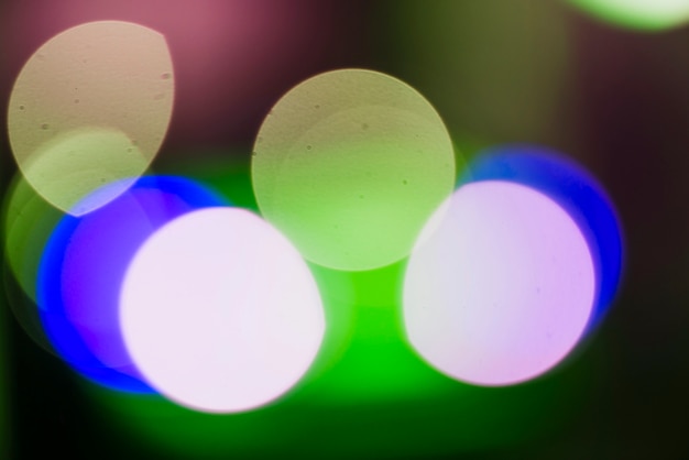 Abstrakter runder Neonlichthintergrund