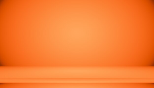 Abstraktes glattes orange Hintergrund-Layout-Design, Studio, Raum, Web-Vorlage, Geschäftsbericht mit glatter Kreisverlaufsfarbe.