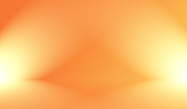 Kostenloses Foto abstraktes glattes orange hintergrund-layout-design, studio, raum, web-vorlage, geschäftsbericht mit glatter kreisverlaufsfarbe.