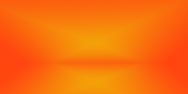 Abstraktes glattes orangefarbenes Hintergrund-Layout-Design, Studio, Raum, Web-Vorlage, Geschäftsbericht mit glatter Kreisverlaufsfarbe.