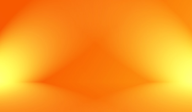 Abstraktes glattes orangefarbenes Hintergrund-Layout-Design, Studio, Raum, Web-Vorlage, Geschäftsbericht mit glatter Kreisverlaufsfarbe.