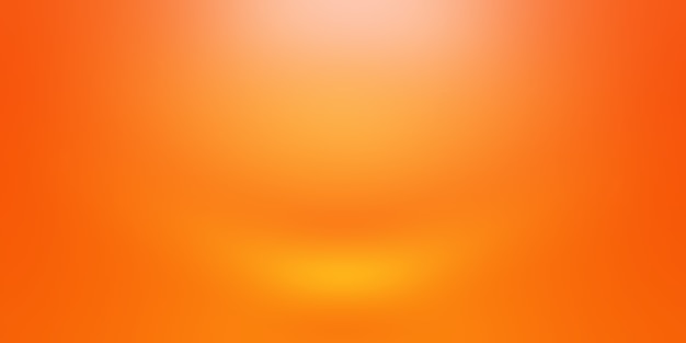 Kostenloses Foto abstraktes orangefarbenes hintergrund-layout-design, studio, zimmer, web-vorlage, geschäftsbericht mit glatter kreisverlaufsfarbe.