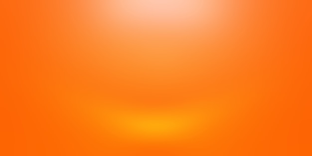 Kostenloses Foto abstraktes orangefarbenes hintergrund-layout-design, studio, zimmer, web-vorlage, geschäftsbericht mit glatter kreisverlaufsfarbe.