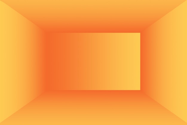 Abstraktes orangefarbenes Hintergrund-Layout-Design, Studio, Zimmer, Web-Vorlage, Geschäftsbericht mit glatter Kreisverlaufsfarbe.