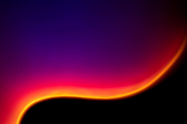 Kostenloses Foto Ästhetischer hintergrund mit neon-led-lichteffekt mit farbverlauf