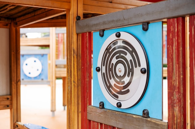 Kostenloses Foto Äußerer sauberer spielplatz für kinder