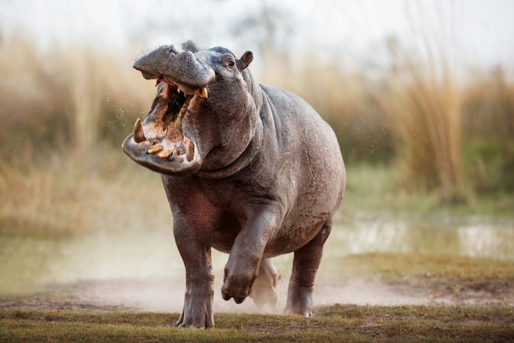 Kostenlose Foto afrika nilpferd amphibius