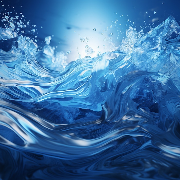 Kostenlose Foto ai erzeugt 3d-wasser