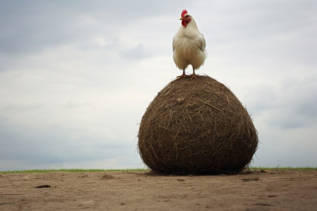 Kostenloses Foto ai erzeugt hühnerbild