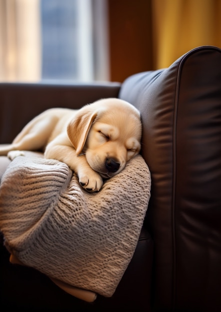 Kostenloses Foto ai erzeugt labrador-retriever-hundbild