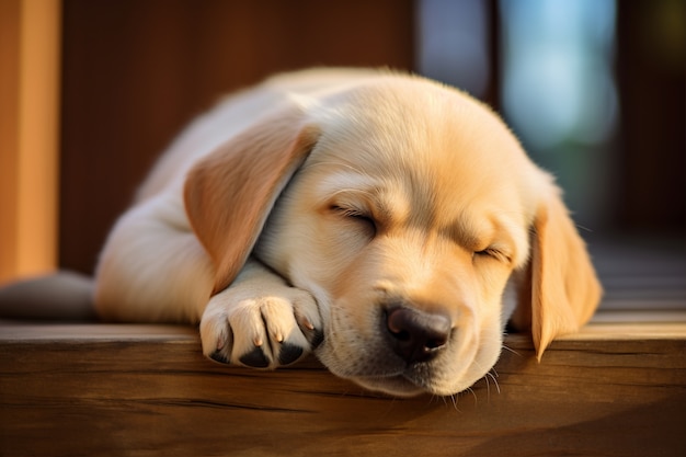 Ai erzeugt Labrador-Retriever-Hundbild