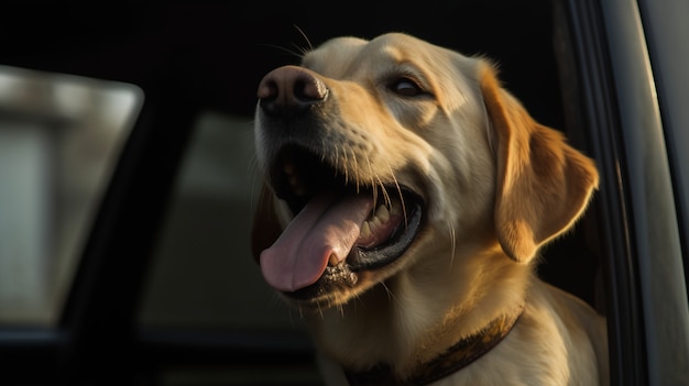 Kostenloses Foto ai erzeugt labrador-retriever-hundbild