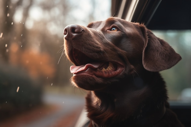 Kostenloses Foto ai erzeugt labrador-retriever-hundbild