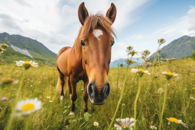 Kostenloses Foto ai erzeugt pferde bild