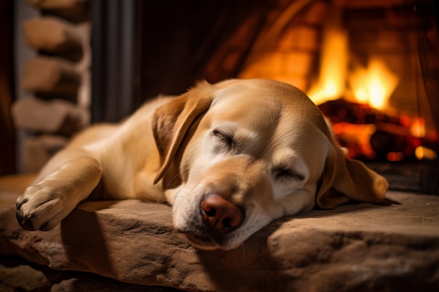 Kostenloses Foto ai erzeugt vom labrador retriever hund