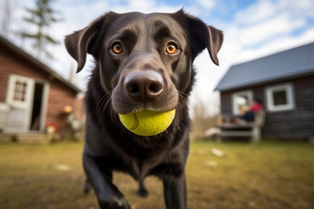 Kostenloses Foto ai erzeugt vom labrador retriever hund