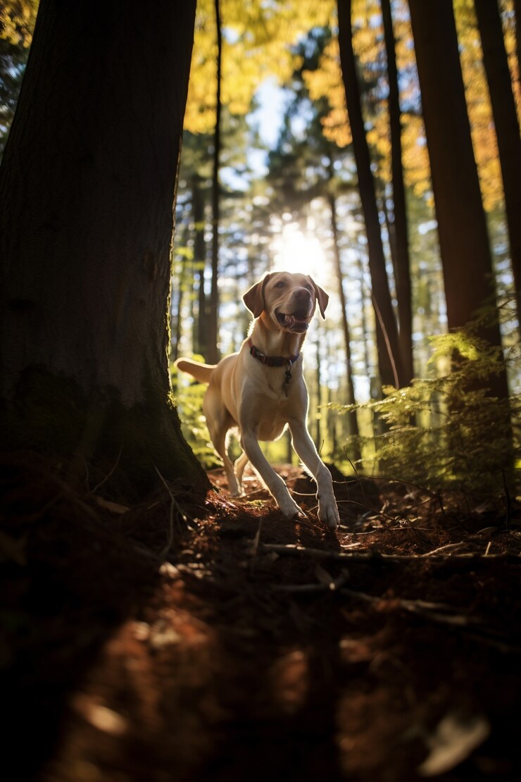 Kostenlose Foto ai erzeugt vom labrador retriever hund