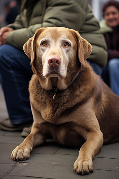 Ai erzeugt vom Labrador Retriever Hund