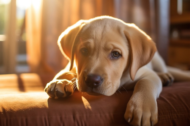 Ai erzeugt vom Labrador Retriever Hund