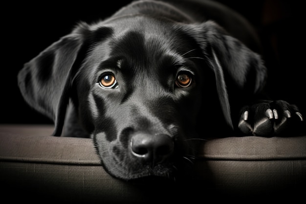 Ai erzeugt vom Labrador Retriever Hund