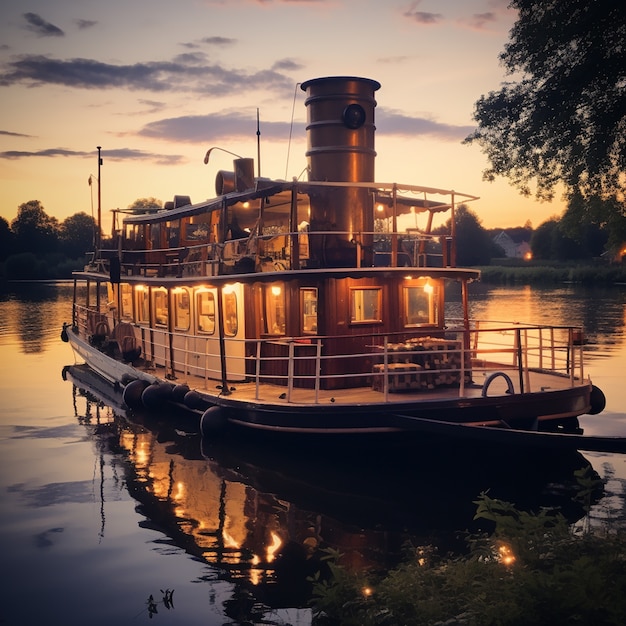 Kostenloses Foto ai erzeugte bootsbild