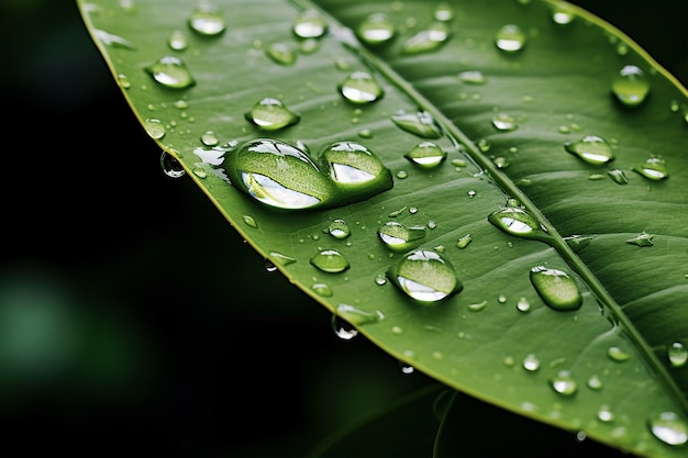 Kostenloses Foto ai erzeugte wassertropfen bild