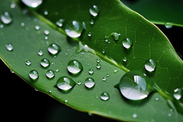 Kostenloses Foto ai erzeugte wassertropfen bild