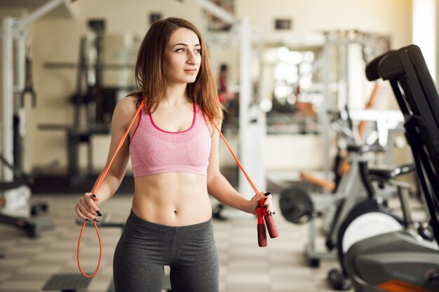 Aktiver Aerobic athletischer Hintergrund Erwachsener