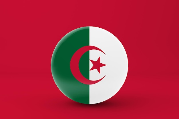 Kostenloses Foto algerien flagge