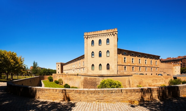 Aljaferia Palast in Zaragoza. Aragonien