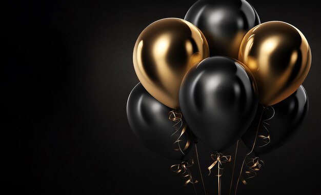 Alles Gute zum Geburtstag mit realistischen Luftballons