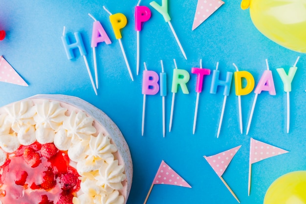 Alles Gute zum Geburtstag und Kuchen