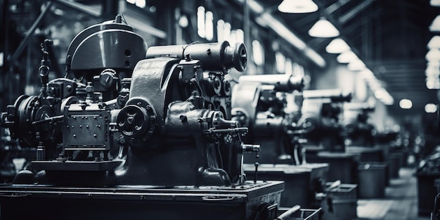 Kostenloses Foto alte industriemaschinen, symbole des dauerhaften handwerks