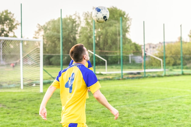 Amateur-Fußball-Konzept