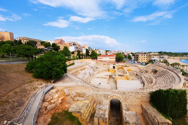Amphitheater in Tarragona. Spanien