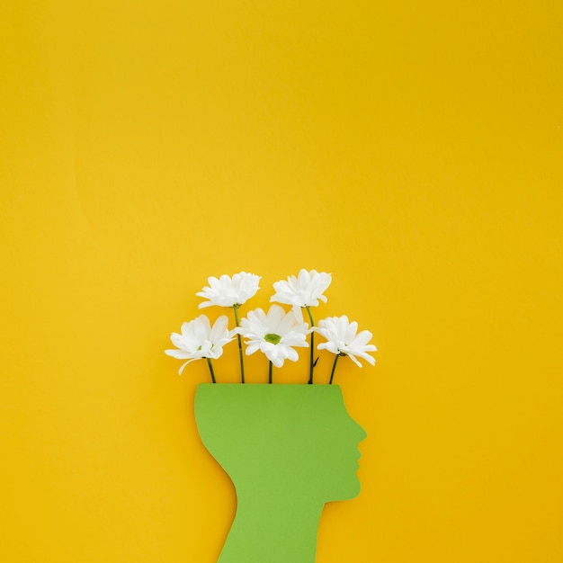 Anordnung der schönen blühenden Blumen