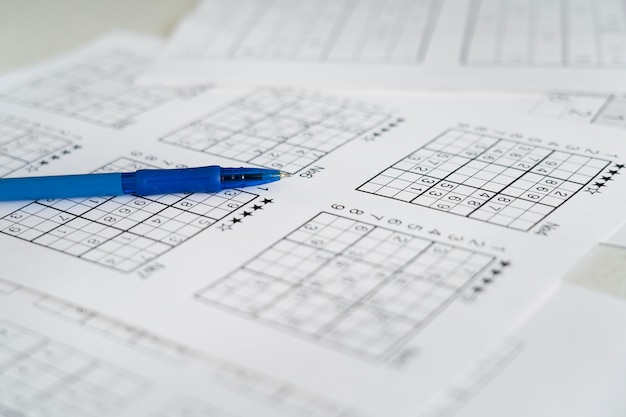 Anordnung der Sudoku-Spielseiten