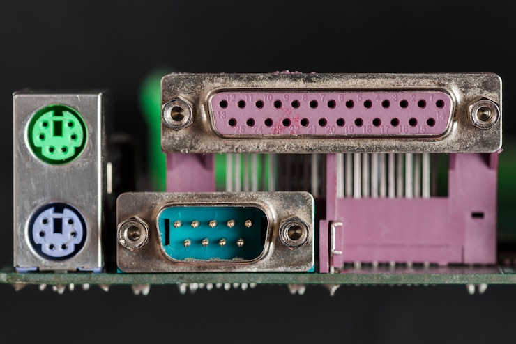 Kostenlose Foto anschlussports des computer-motherboards