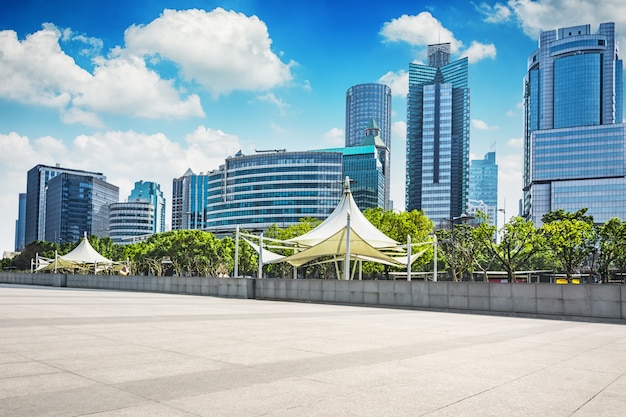 Ansicht der modernen Stadt asiatischen Szene