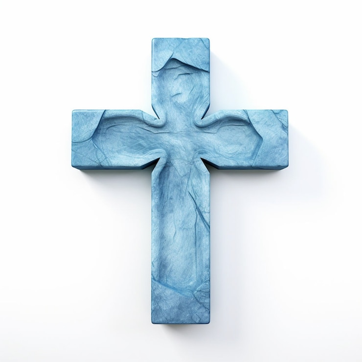 Kostenlose Foto ansicht des 3d-religionskreuzes