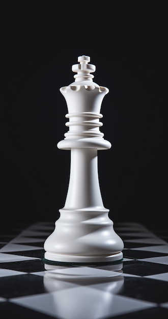 Ansicht einer einzelnen Schachfigur