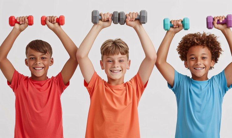 Kostenlose Foto ansicht verschiedener jugendlicher, die gesundheits- und wellnessaktivitäten für sich selbst und ihre gemeinde betreiben