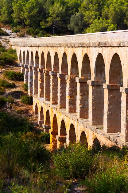 Aquädukt de les Ferreres in Tarragona. Katalonien, Spanien