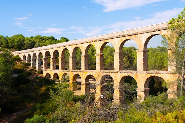 Kostenloses Foto aquädukt de les ferreres in tarragona